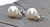 Modern Cultured Pearl and Diamond Earrings