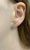 Modern Diamond Circular Stud Earrings