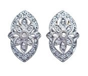 Modern Diamond Earrings