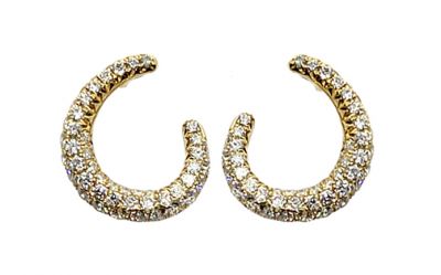 Modern Diamond Earrings