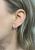 Modern Diamond Hoop Earrings