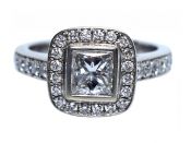 Modern 0.70ct Diamond 'Legacy' Style 18kt Engagement Ring