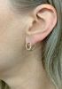 Modern Diamond 'O' Earrings