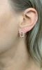 Modern Diamond 'O' Earrings
