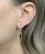 Modern Garnet and Diamond Drop Earrings