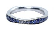 Modern Sapphire Eternity Band