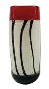 Murano Tri-Colour Cased Glass / Bullicante Vase