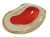 Murano Tri-colour Cased Glass Bullicante Bowl