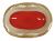 Murano Tri-colour Cased Glass Bullicante Bowl