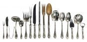 Northumbria Sterling Silver Normandy Rose Serving Pieces