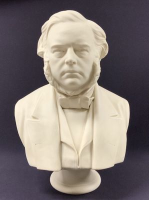Parian Bust of John Bright Dated 1867