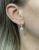 Vintage Split Pearl and Diamond Floral Drop Earrings