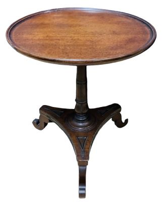 Regency Style Solid Mahogany Wine Table