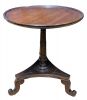 Regency Style Solid Mahogany Wine Table
