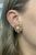 Retro Cultured Pearl and Diamond Floral Earrings