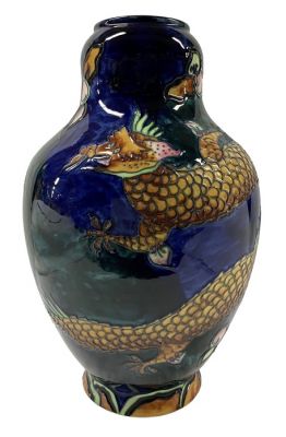 Royal Cauldon Dragon Vase circa 1930