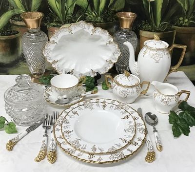 Royal Crown Derby Vine Gold Dinnerware