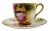 Royal Worcester Hand Painted Demitasse Cups & Saucers, Signed Spilsbury and Hunt