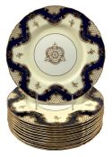 Royal Worcester Service Plates 