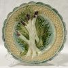 Salins-Les-Bains Majolica Asparagus Plates