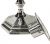 Set of 4 English Sterling Silver Candlesticks Dated 1904/05 With Brown Family Crest