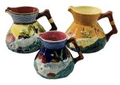 Shorter & Son Ltd. Majolica Fish Pitchers