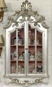 Silver Leaf Hanging Cabinet