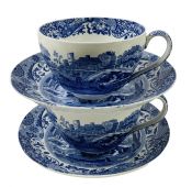 Spode Blue Italian Breakfast Cup & Saucer