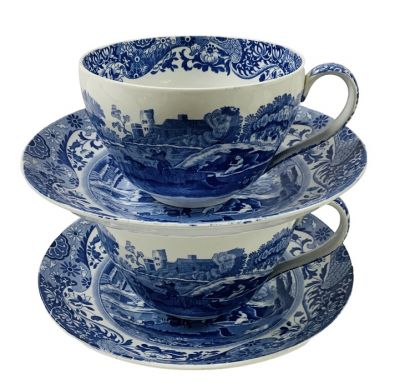 Spode Blue Italian Breakfast Cup & Saucer