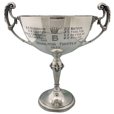 Sterling Silver Governor General of Canada, Earl of Bessborough Curling Trophy, Hamilton Thistle Club, Dated 1932