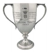 Sterling Silver Governor General of Canada, Earl of Bessborough Curling Trophy, Hamilton Thistle Club, Dated 1933