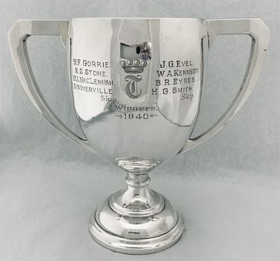Sterling Silver Governor General of Canada, Lord Tweedsmuir Curling Trophy, Presented 1940 