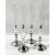 Sterling Silver & Crystal Bud Vases