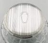 Sterling Silver & Cut Crystal Dresser Jar
