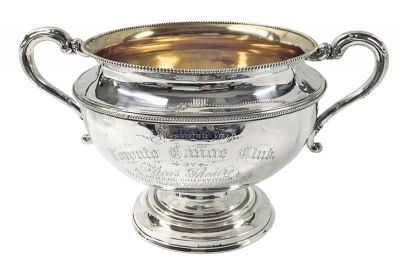 Toronto Canoe Club Sterling Silver Trophy Presented 1904