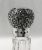 Victorian Crystal & Sterling Silver Perfume Bottle Dated 1896