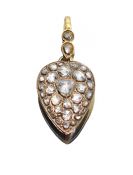 Victorian Diamond Heart Shaped Pendant