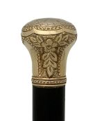 Victorian Gold Filled Walking Stick