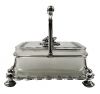 Victorian Silver Plate & Glass Walker & Hall Sardine Box