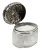 Victorian Sterling Silver & Cut Glass Tea Caddy, Chester 1898