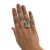Vintage Blue Topaz Solitaire Ring