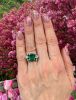 Vintage Emerald and Diamond Ring