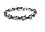 Vintage Sapphire and Diamond Bracelet
