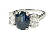 Vintage Sapphire and Diamond Ring