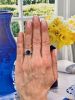 Vintage Sapphire and Diamond Engagement Ring