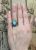 Vintage Turquoise and Pink Sapphire Nugget Ring