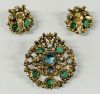 Vintage 1950’s Schreiner Brooch & Suite