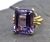 Vintage Amethyst Solitaire Ring