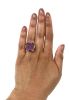Vintage Amethyst Solitaire Ring