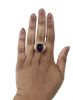 Vintage Amethyst and Diamond Ring